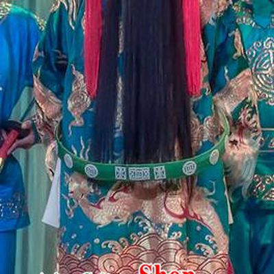 Da Hong Tai Chinese Sichuan Opera Elderly Male Apparels Costumes and Headpieces Peking Opera Laosheng Garment King Changping Clothing