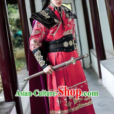 Chinese Traditional Ming Dynasty Blade Hanfu Clothing Ancient Drama Imperial Guard Garment Swordsman Historical Costumes for Men