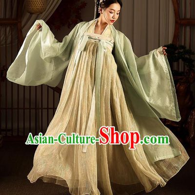 Chinese Traditional Tang Dynasty Royal Princess Hanfu Dress Garment Ancient Drama Court Lady Historical Costumes Complete Set
