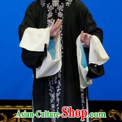 Chinese Beijing Opera Tsing Yi Apparels Costumes and Headpieces Traditional Peking Opera Yu Bei Pavilion Distress Female Meng Yuehua Dress Garment
