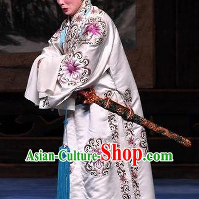 Luo Cheng Chinese Peking Opera Martial Male Garment Costumes and Headwear Beijing Opera Takefu Luo Chun Apparels Clothing