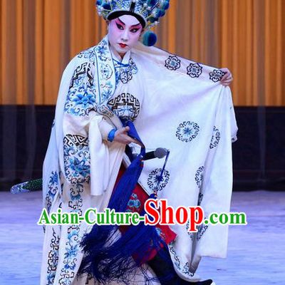 Da Ying Jie Lie Chinese Peking Opera Martial Man Garment Costumes and Headwear Beijing Opera Takefu Kuang Zhong Apparels Young Male Clothing