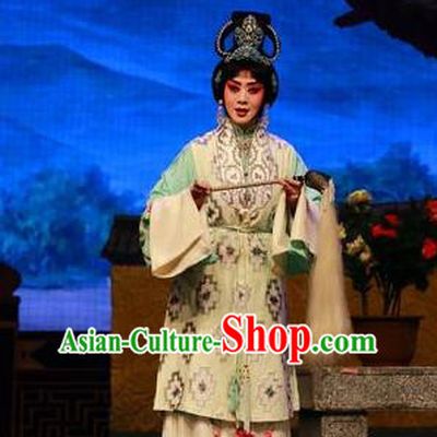 Chinese Beijing Opera Taoist Nun Yang Yuhuan Apparels Costumes and Headpieces Tai Zhen Wai Zhuan Traditional Peking Opera Actress Garment Dress