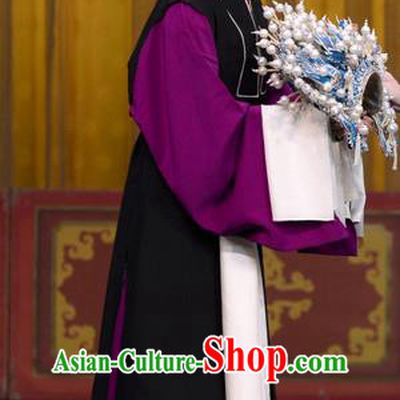 Chinese Beijing Opera Dame Apparels Costumes and Headpieces Obsessed Dream Traditional Peking Opera Elderly Female Dress Garment