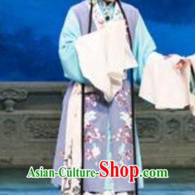 Chinese Beijing Opera Young Female Apparels Costumes and Headpieces Chun Qiu Pei Traditional Peking Opera Distress Maiden Jiang Qiulian Dress Garment