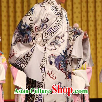 A Honey Trap Chinese Peking Opera Young Man Garment Costumes and Headwear Beijing Opera Martial Male Zhao Yun Apparels Clothing