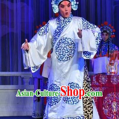 A Honey Trap Chinese Peking Opera Takefu Zhao Yun Garment Costumes and Headwear Beijing Opera Martial Male Apparels General Clothing