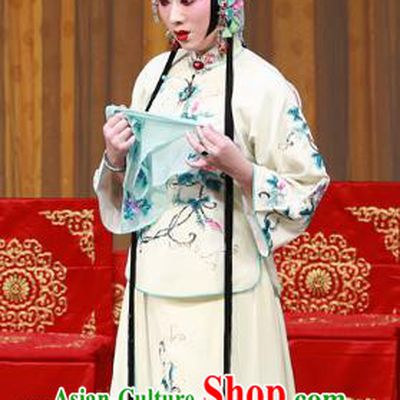 Chinese Beijing Opera Consort Apparels Costumes and Headdress The Mirror of Fortune Traditional Peking Opera Young Lady Dress Garment