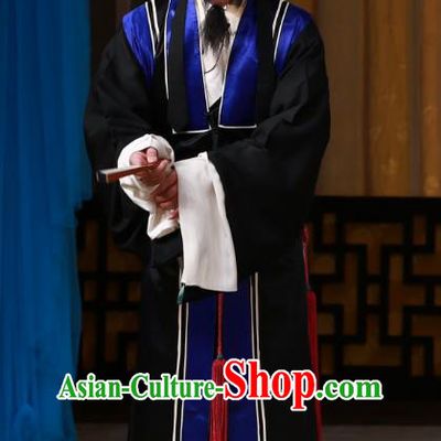 The Mirror of Fortune Chinese Peking Opera Chou Garment Costumes and Headwear Beijing Opera Clown Male Apparels Clothing