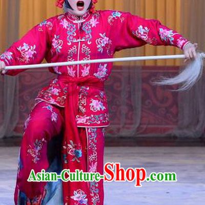 Chinese Beijing Opera Martial Girl Apparels Costumes and Headpieces Xin An Yi Traditional Peking Opera Swordsplay Female Luo Yan Dress Garment