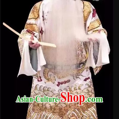 Han Gong Jing Hun Chinese Peking Opera Official Yao Qi Garment Costumes and Headwear Beijing Opera Royal Duke Apparels Clothing