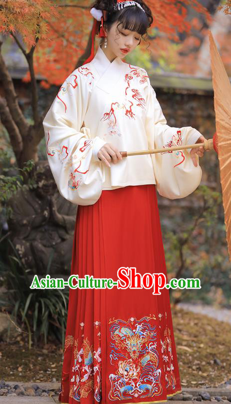 Chinese Ancient Nobility Lady Historical Costumes Ming Dynasty Garment Traditional Embroidered Hanfu Dress Chinese Ancient Nobility Lady Historical Costumes Ming Dynasty Garment Traditional Embroidered Hanfu Dress