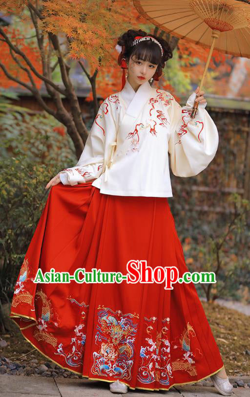Chinese Ancient Nobility Lady Historical Costumes Ming Dynasty Garment Traditional Embroidered Hanfu Dress Chinese Ancient Nobility Lady Historical Costumes Ming Dynasty Garment Traditional Embroidered Hanfu Dress
