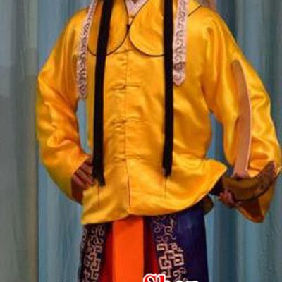 Da Jin Zhi Chinese Shanxi Opera Martial Male Apparels Costumes and Headpieces Traditional Jin Opera Imperial Bodyguard Garment Warrior Clothing