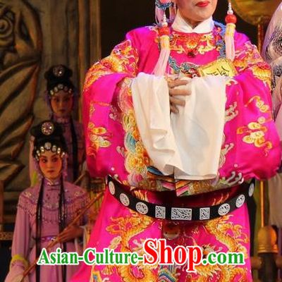 Da Jin Zhi Chinese Shanxi Opera Xiaosheng Guo Ai Apparels Costumes and Headpieces Traditional Jin Opera Prince Garment Young Male Clothing