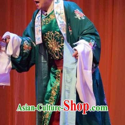 Han Yang Court Chinese Shanxi Opera Clown Apparels Costumes and Headpieces Traditional Jin Opera Childe Garment Bully Xu Meng Clothing