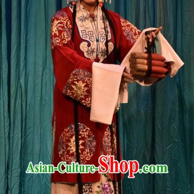 Chinese Jin Opera Huadan Garment Costumes and Headdress Fu Gui Tu Traditional Shanxi Opera Actress Yin Bilian Dress Young Beauty Apparels