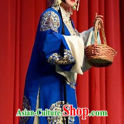 Chinese Jin Opera Young Beauty Garment Costumes and Headdress Fu Gui Tu Traditional Shanxi Opera Hua Tan Dress Actress Yin Bilian Apparels