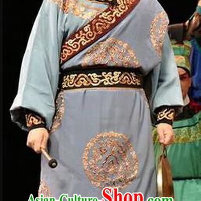 Fan Jin Zhong Ju Chinese Shanxi Opera Young Man Apparels Costumes and Headpieces Traditional Jin Opera Swordsman Garment Clothing