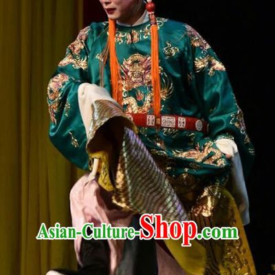 Sacrifice Chinese Shanxi Opera Prince Apparels Costumes and Headpieces Traditional Jin Opera Xiaosheng Garment Noble Childe Zhao Shuo Clothing