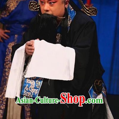 Sacrifice Chinese Shanxi Opera Retainer Cheng Ying Apparels Costumes and Headpieces Traditional Jin Opera Scholar Garment Adviser Clothing