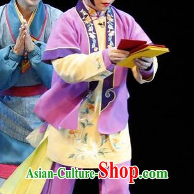 Chinese Jin Opera Village Female Garment Costumes and Headdress Lan Ke Mountain Traditional Shanxi Opera Country Woman Dress Apparels