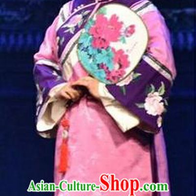 Chinese Jin Opera Mistress Garment Costumes and Headdress Wang Jia Da Yuan Traditional Shanxi Opera Young Female Dress Rich Madam Apparels