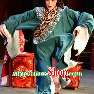 Fu Gui Tu Chinese Shanxi Opera Scholar Ni Jun Apparels Costumes and Headpieces Traditional Jin Opera Xiaosheng Garment Young Male Clothing