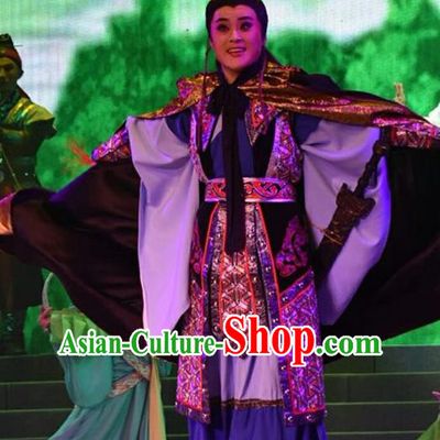 Zhen Luo Nv Chinese Shanxi Opera Scholar Cao Zhi Apparels Costumes and Headpieces Traditional Jin Opera Young Male Garment Childe Clothing