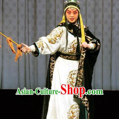 Shen Gong Qing Hun Chinese Shanxi Opera Prince Apparels Costumes and Headpieces Traditional Jin Opera Young Male Garment Xiaosheng Clothing