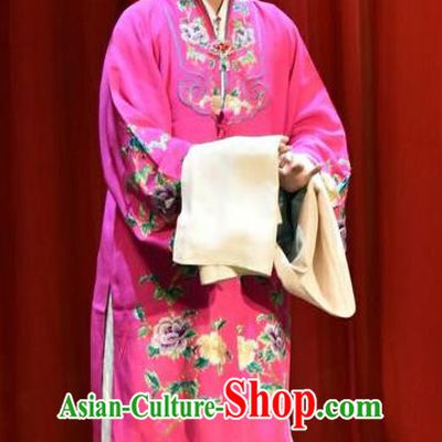 Chinese Jin Opera Rich Female Garment Costumes and Headdress Yi Pu Zhong Hun Traditional Shanxi Opera Young Beauty Apparels Diva Cao Yulian Dress