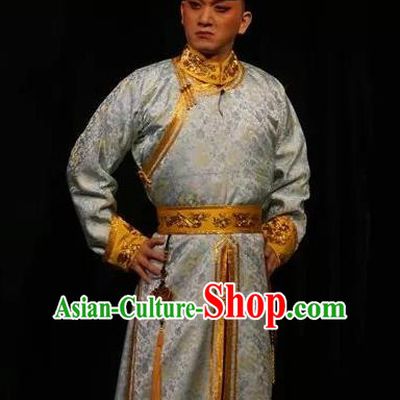 Lian Li Yu Chenglong Chinese Shanxi Opera Childe Le Chun Apparels Costumes and Headpieces Traditional Jin Opera Xiaosheng Garment Young Man Clothing