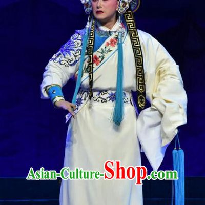 Mulan Joins the Army Chinese Shanxi Opera Takefu Apparels Costumes and Headpieces Traditional Jin Opera Wusheng Garment Martial Male Hua Mulan Clothing
