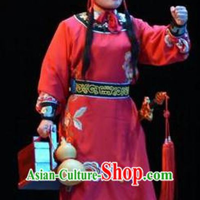 Fenyang King Chinese Shanxi Opera Young Boy Apparels Costumes and Headpieces Traditional Jin Opera Wa Wa Sheng Garment Niche Clothing