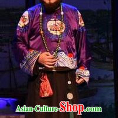 He Qing Hai Yan Chinese Shanxi Opera Qing Dynasty Infante Apparels Costumes and Headpieces Traditional Jin Opera Royal Highness Garment Clothing