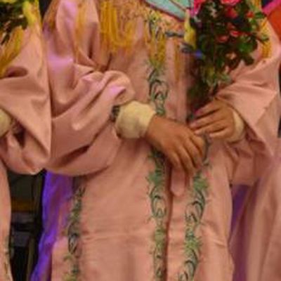 Chinese Jin Opera Palace Lady Garment Costumes and Headdress Shen Gong Qing Hun Traditional Shanxi Opera Court Maid Apparels Figurant Dress