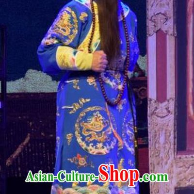 Da Hu Ji Chinese Shanxi Opera Qing Dynasty Censor Apparels Costumes and Headpieces Traditional Jin Opera Garment Official Liang Zhongjing Clothing