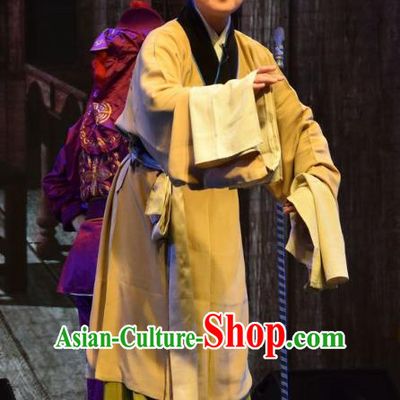 Chinese Jin Opera Dame Garment Costumes and Headdress Shou Jiang Wei Traditional Shanxi Opera Laodan Apparels Pantaloon Dress