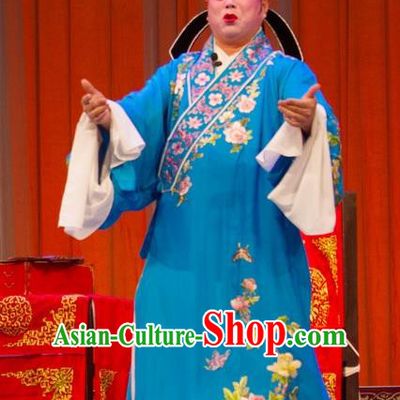 Zi Mei Yi Jia Chinese Lu Opera Scholar Apparels Costumes and Headpieces Traditional Shandong Opera Niche Garment Xiaosheng Mao Ji Clothing