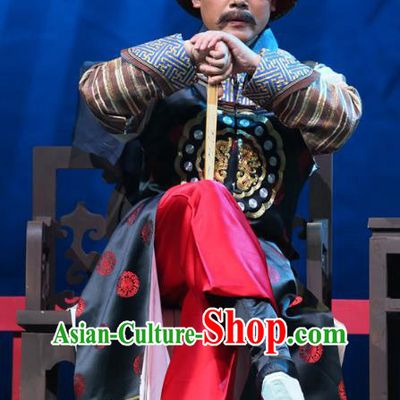 You Bai Chuan Chinese Lu Opera Prince Zai Fu Apparels Costumes and Headpieces Traditional Shandong Opera Garment Qing Dynasty Childe Clothing