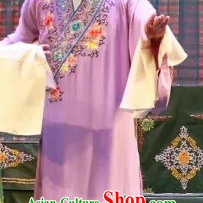 Long Feng Mian Chinese Lu Opera Xiaosheng Liang Ziyu Apparels Costumes and Headpieces Traditional Shandong Opera Niche Garment Number One Scholar Clothing