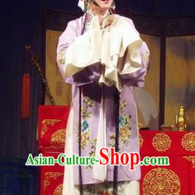 Chinese Henan Opera Mistress Zhang Garment Costumes and Headdress Jiu Ling Jiu Zhu Traditional Qu Opera Actress Apparels Young Female Dress