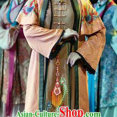 Chinese Han Opera Young Female Garment Jin Lian Costumes and Headdress Traditional Hubei Hanchu Opera Rich Consort Apparels Actress Pan Jinlian Dress