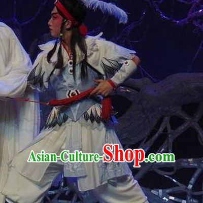 The Fairy Tale of White Snake Chinese Guangdong Opera God Apparels Costumes and Headpieces Traditional Cantonese Opera Martial Male Garment Wusheng Clothing
