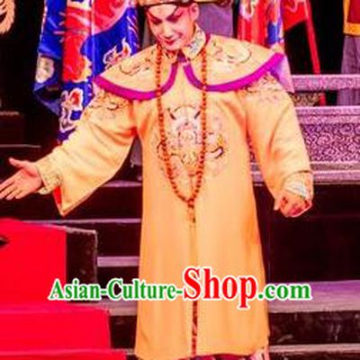 Prince Rui and Concubine Zhuang Chinese Guangdong Opera Prince Regent Apparels Costumes and Headpieces Traditional Cantonese Opera Garment Qing Dynasty Dorgon Clothing