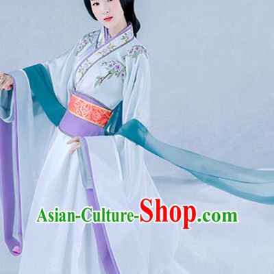 Chinese Traditional Han Dynasty Royal Queen Hanfu Dress Apparels Ancient Imperial Consort Historical Costumes and Headpieces Complete Set