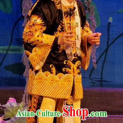 Qian Tang Su Xiaoxiao Chinese Guangdong Opera Soldier Apparels Costumes and Headpieces Traditional Cantonese Opera Martial Male Garment Clothing