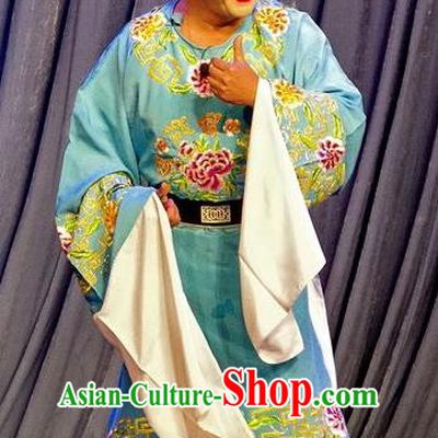 Qian Tang Su Xiaoxiao Chinese Guangdong Opera Clown Apparels Costumes and Headpieces Traditional Cantonese Opera Official Garment Xie Hongyuan Clothing