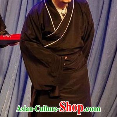 Qian Tang Su Xiaoxiao Chinese Guangdong Opera Old Servant Apparels Costumes and Headpieces Traditional Cantonese Opera Elderly Male Garment Clown Clothing