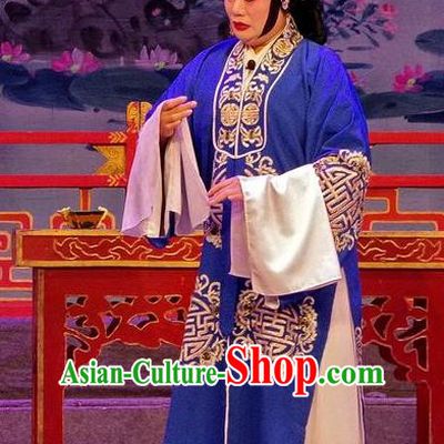 Chinese Cantonese Opera Pantaloon Garment Qian Tang Su Xiaoxiao Costumes and Headdress Traditional Guangdong Opera Elderly Female Apparels Dame Dress